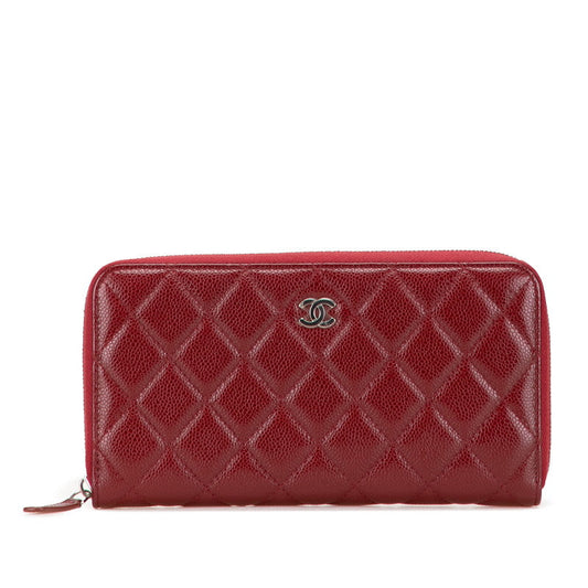 Chanel Matelasse Caviar Long Wallet