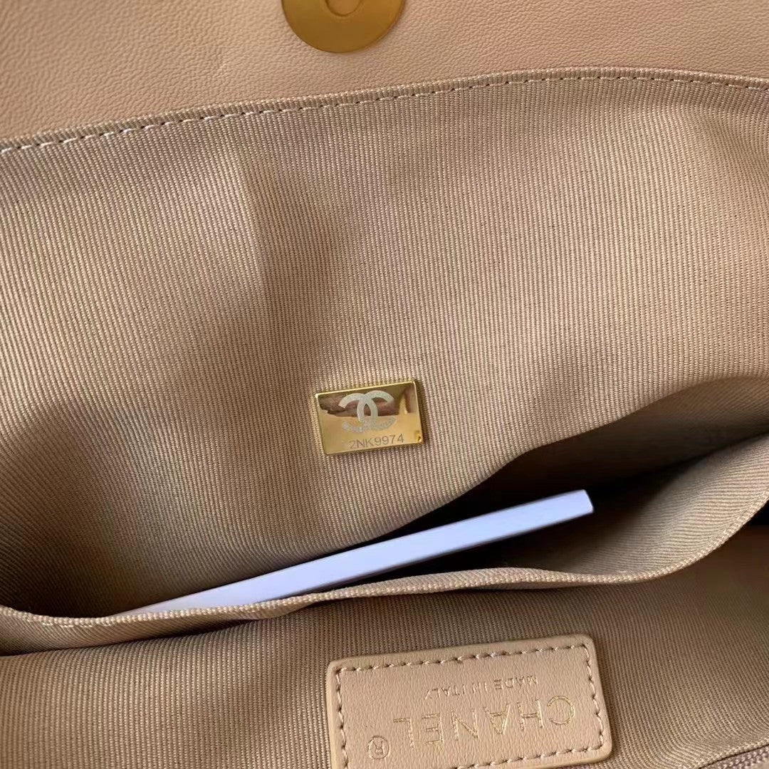 CHLShopping Bags Beige For Women, Women’s Bags 13in/30.5cm