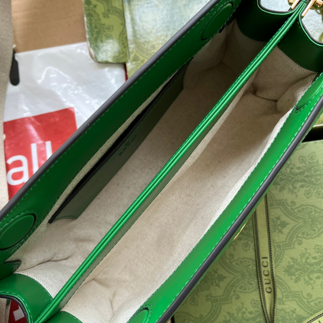 gg Matelassé Small Bag Green For Women, Women’s Bags 10in/26cm gg‎