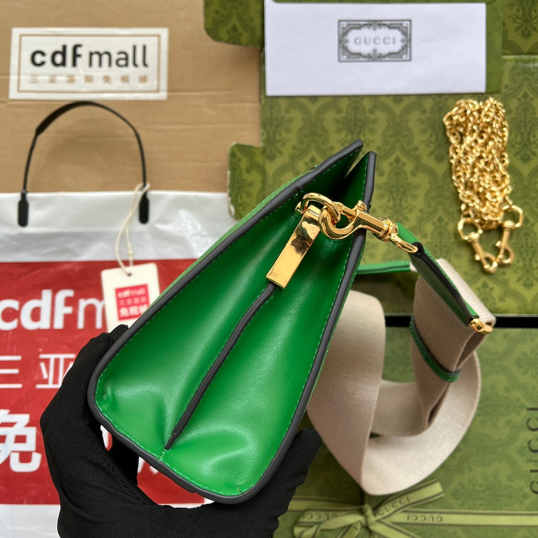gg Matelassé Small Bag Green For Women, Women’s Bags 10in/26cm gg‎