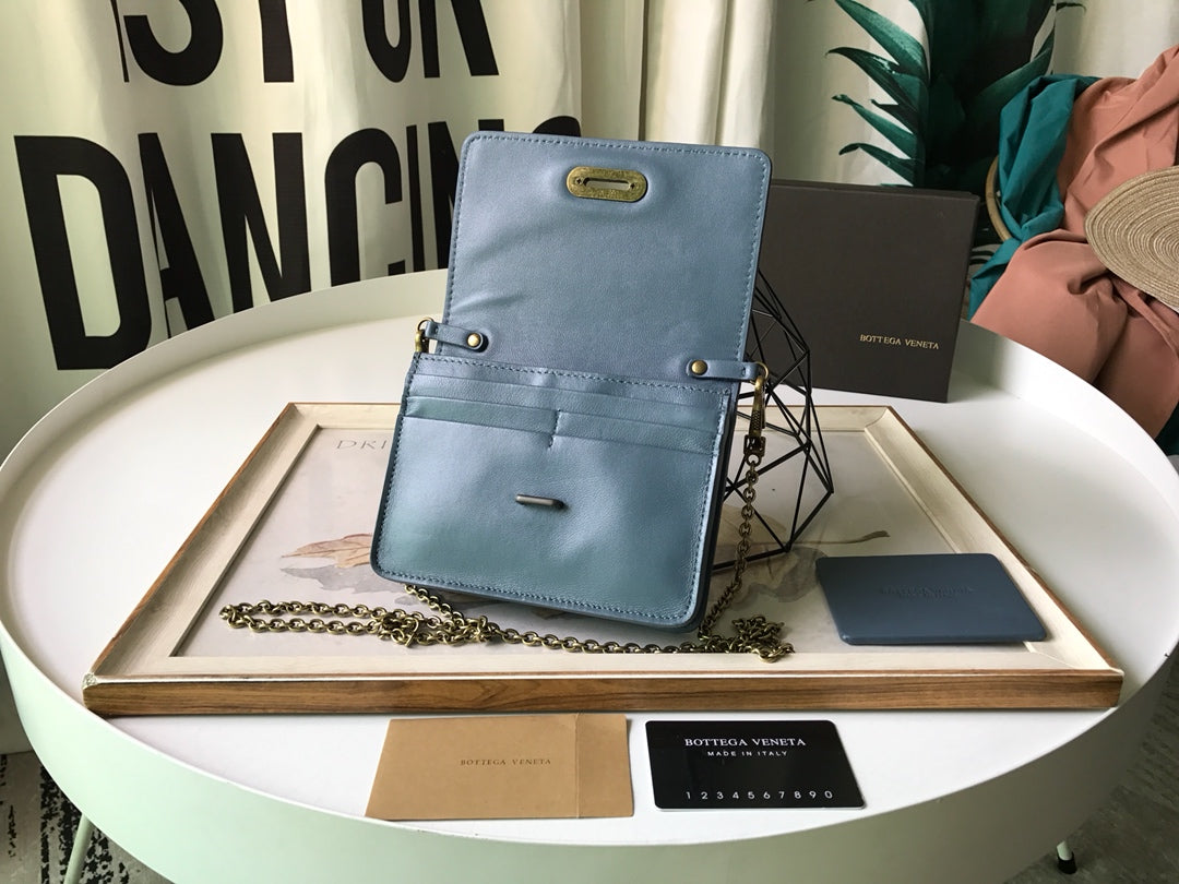 Top Quality Crossbody Blue, For Women, Bags 6.9in/17.5cm
