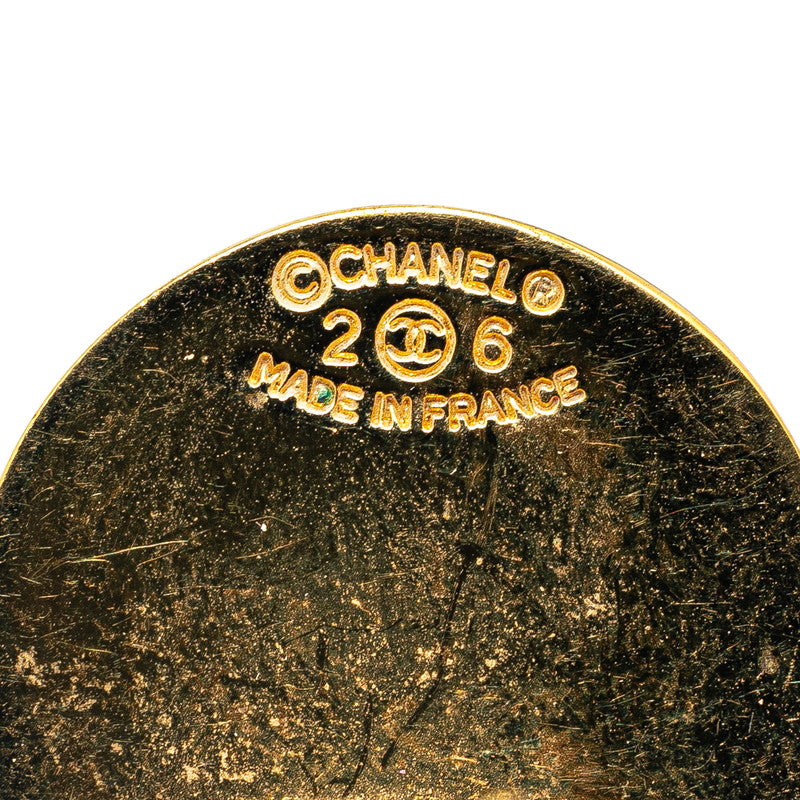 Chanel Coco Mark Matelasse Bag Earrings