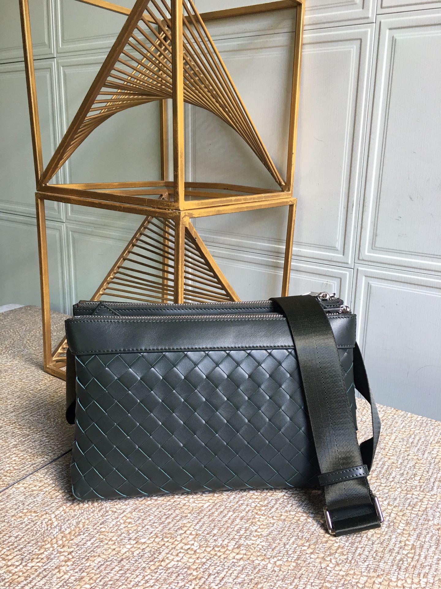 Top Quality Classic Intrecciato Green, For Women, Women’s Bags 10.2in/26cm