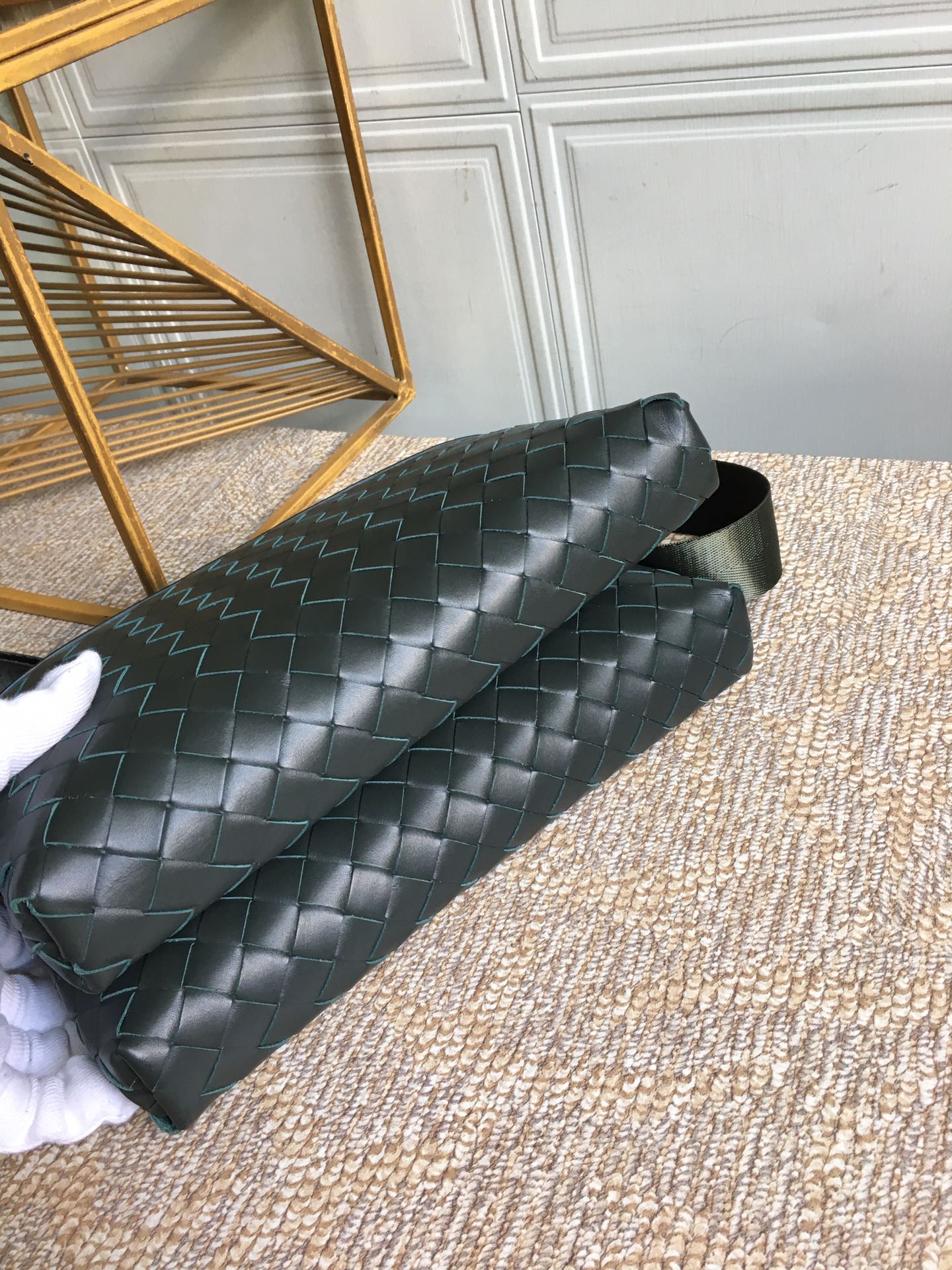 Top Quality Classic Intrecciato Green, For Women, Women’s Bags 10.2in/26cm