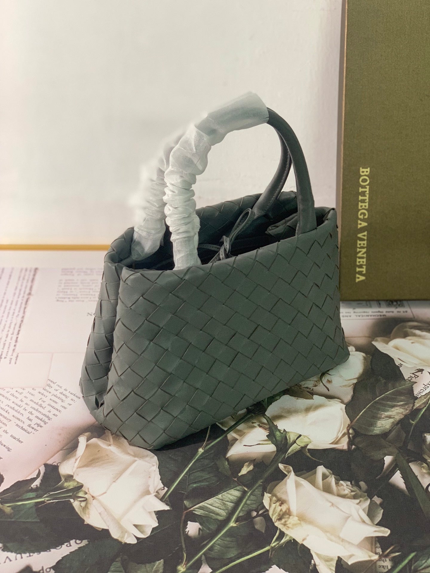 Top Quality Handle Bag Gray, For Women, Bags 12in/29.5cm