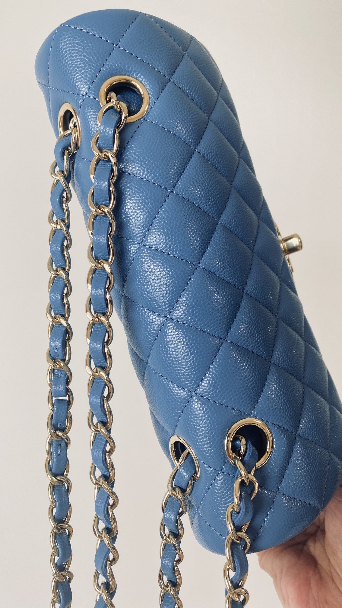 CHLSmall Classic Handbag Blue For Women Bags 9.1in/23cm