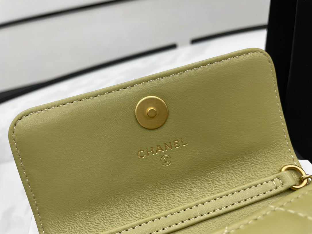 CHL Classic Top Qualitystressed Green For Women Bags 4.7in/12cm