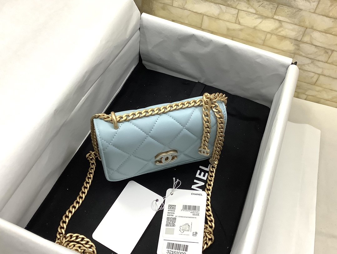 CHLSpring And Summer 22C Turquoise For Women, Women’s Bags 6.1in/15.5cm