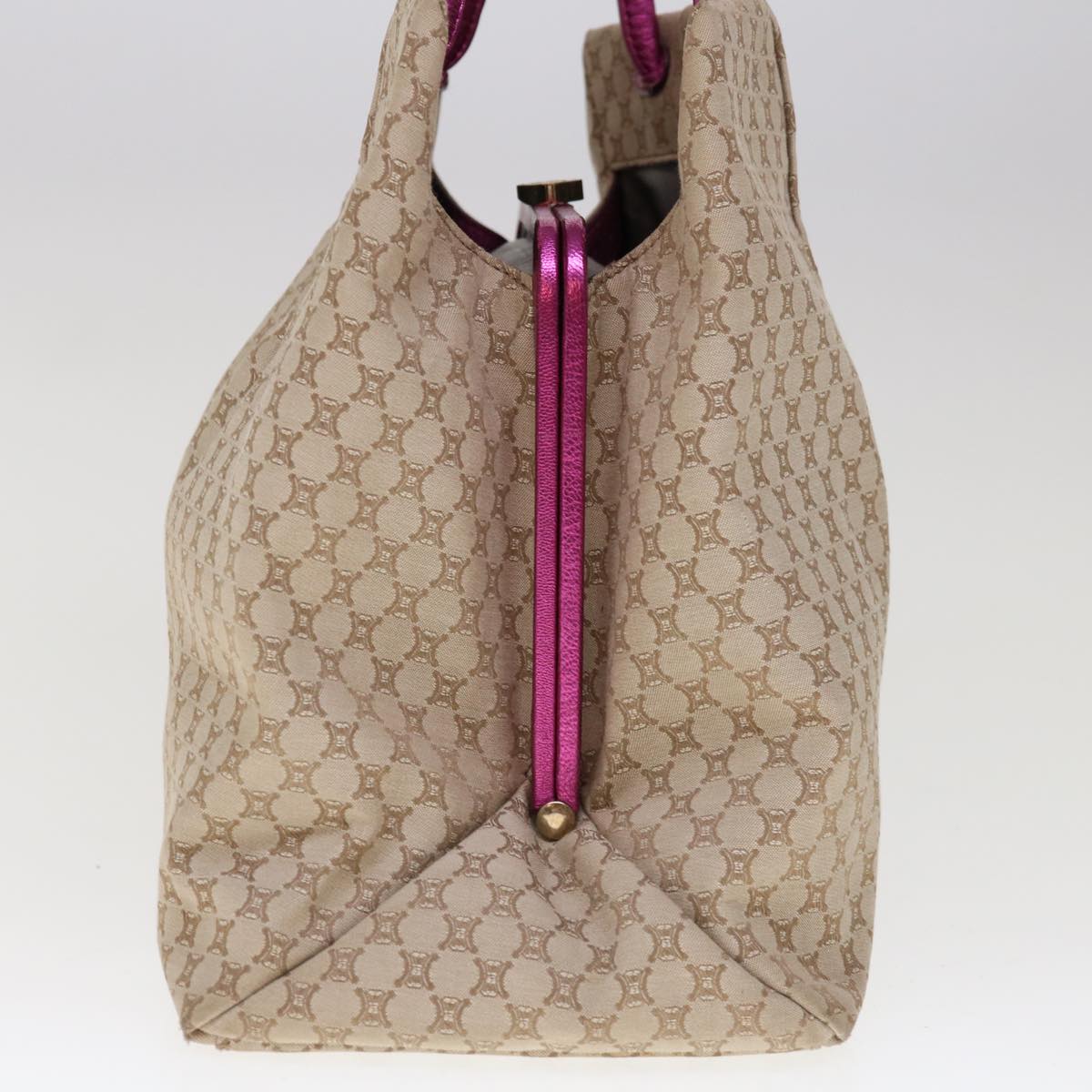 Luxury CELINE Macadam Canvas Tote Bag Beige 10384