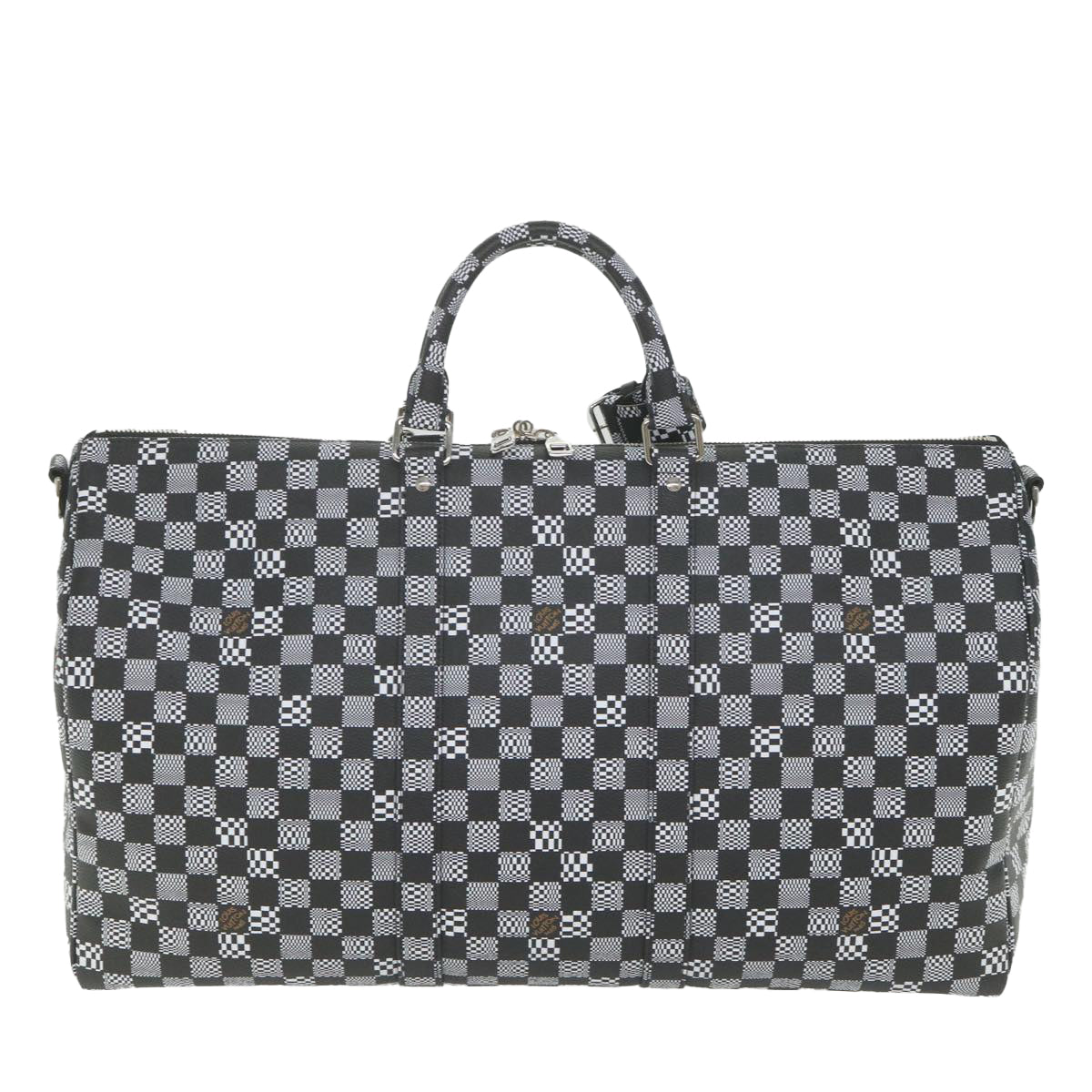 LOUIS VUITTON Damier Distorted Keepall Bandouliere 50 Boston N50028 Auth yk9432A