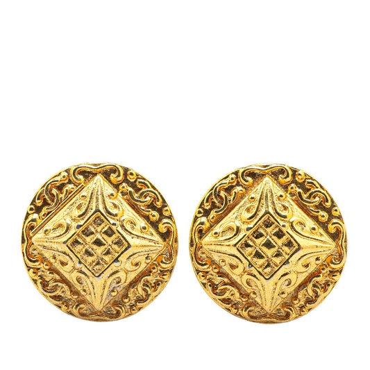 Chanel Gold Plated   Earrings