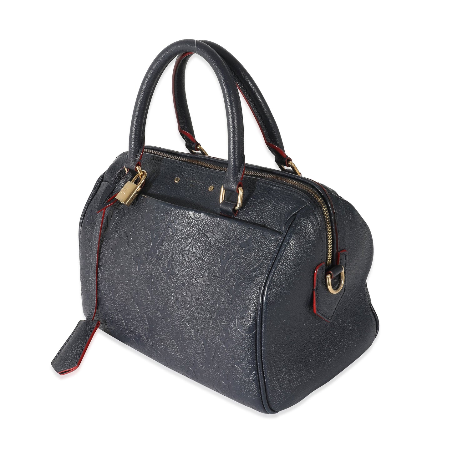 Louis Vuitton  Marine Rouge Monogram Empreinte Speedy Bandoulière 25 NM