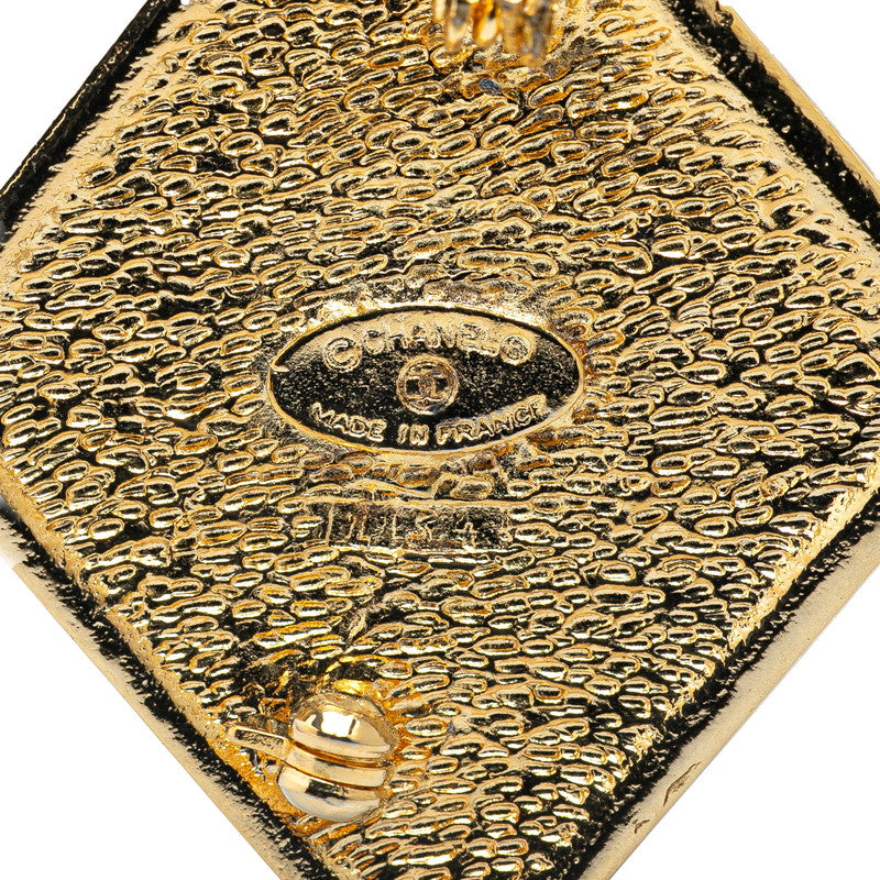 Chanel Coco Mark   Rhombus Brooch