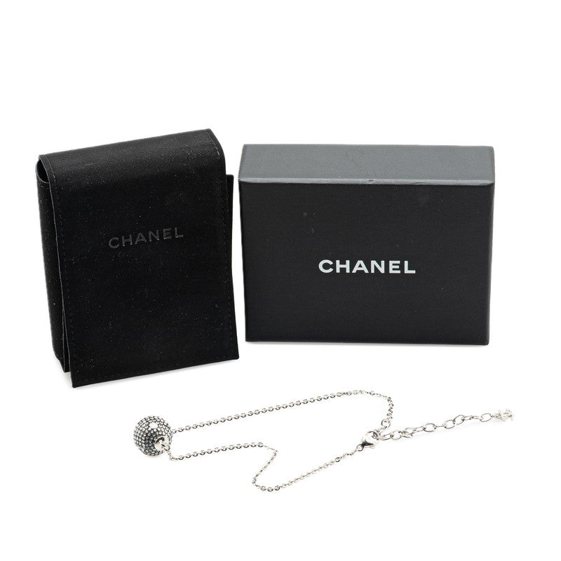Chanel Metal Coco Mark Mirror Ball Necklace D21K